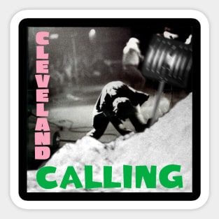 Cleveland Calling Sticker